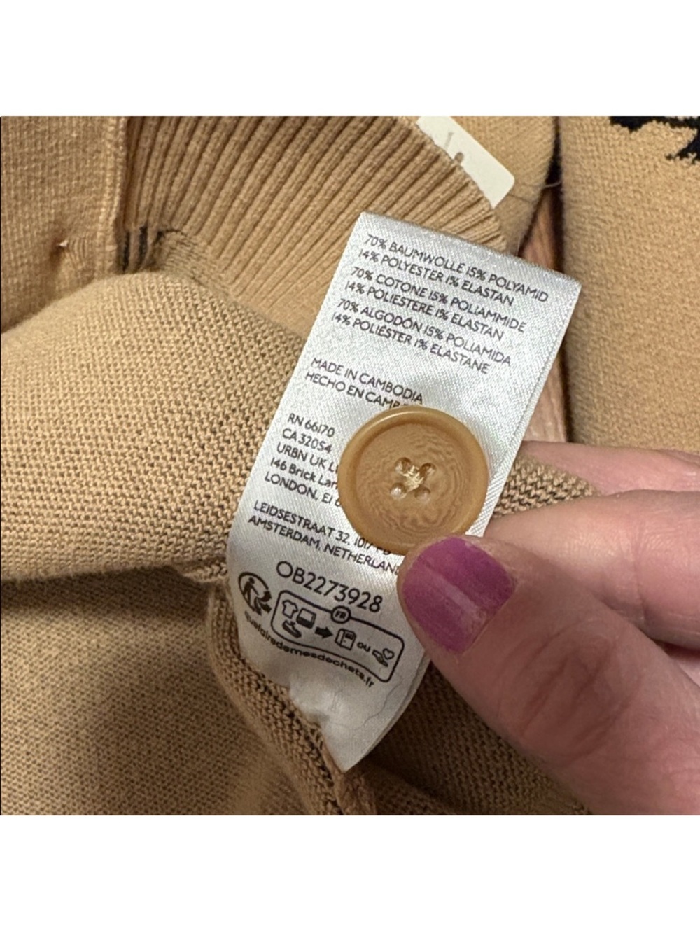 By Anthropologie Sculpted Puff Sleeve Cardigan size M brand new with tags. - Picture 5 of 9